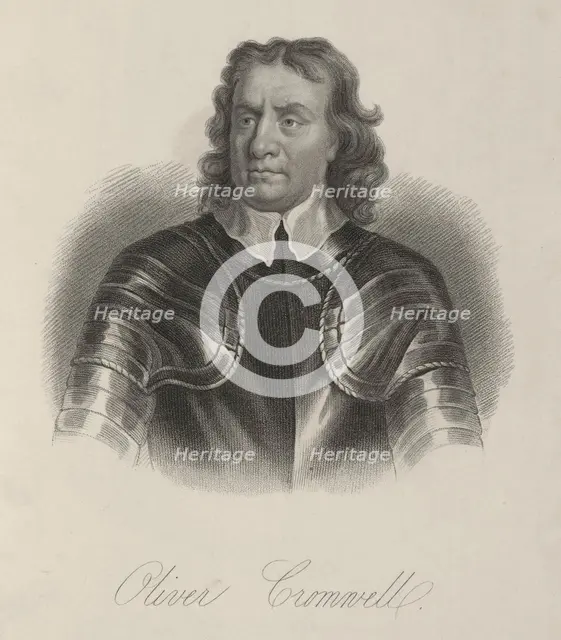 Oliver Cromwell, c1650, (1834-1837). IMAGE QUALITY Creator: Samuel Freeman.