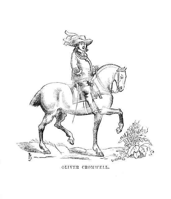 'Oliver Cromwell', c1870. Artist: Unknown.