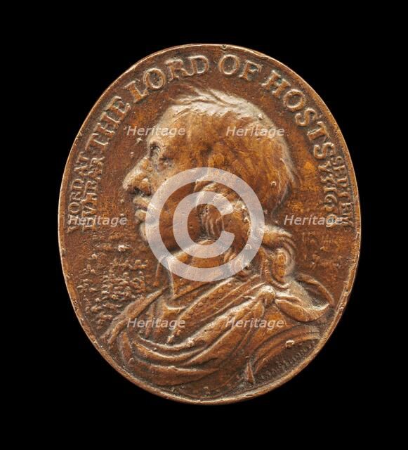 Oliver Cromwell, Commemorating the Victory at the Battle of Dunbar [obverse], 1650. Creator: Thomas Simon.