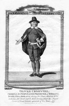 Oliver Cromwell, English military leader and politician, 1706. Creator: Unknown