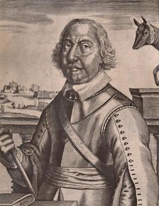 Oliver Cromwell, English Parliamentarian soldier and politician, c17th century (1894). Creator: Unknown