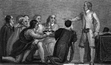 Oliver Cromwell rejecting the crown, 1650s
