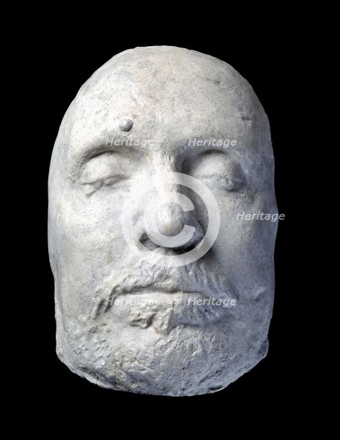 Oliver Cromwell's death mask, c17th century. Artist: Unknown.