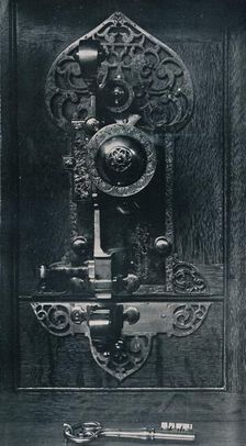 Oliver Cromwell's Portable Steel Lock, c17th century, (1904)