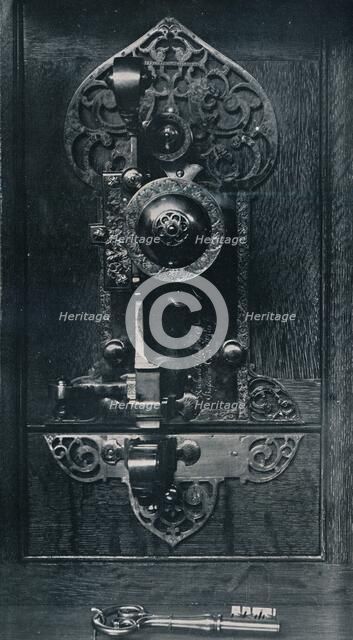 Oliver Cromwell's Portable Steel Lock, c17th century, (1904). Artist: Unknown