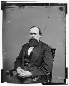 Oliver Hazard Perry T. Morton of Indiana, 1865-1880. Creator: Unknown