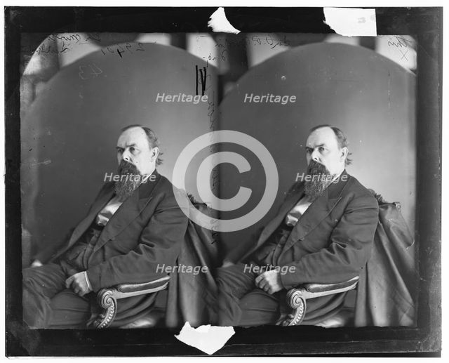 Oliver Hazard Perry T. Morton of Indiana, 1865-1880. Creator: Unknown.