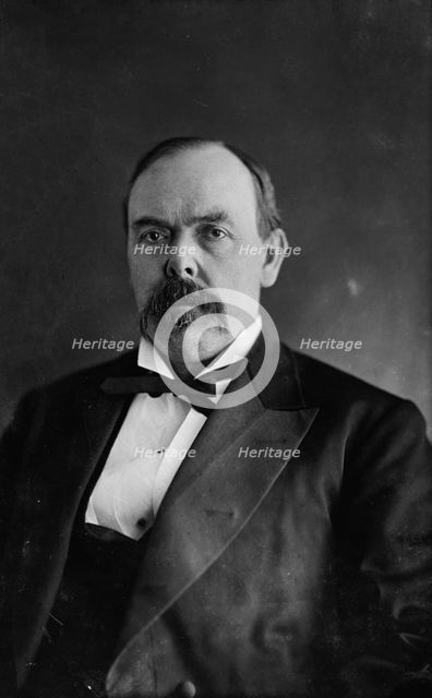 Oliver Hazard Perry T. Morton of Indiana, between 1870 and 1880. Creator: Mathew Brady.
