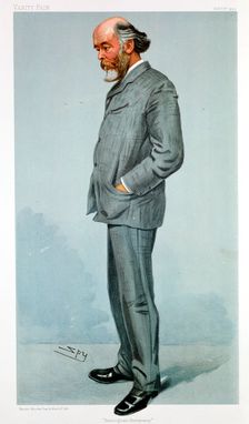 Oliver Lodge, British physicist, 1904. Creator: Sir Leslie Matthew Ward