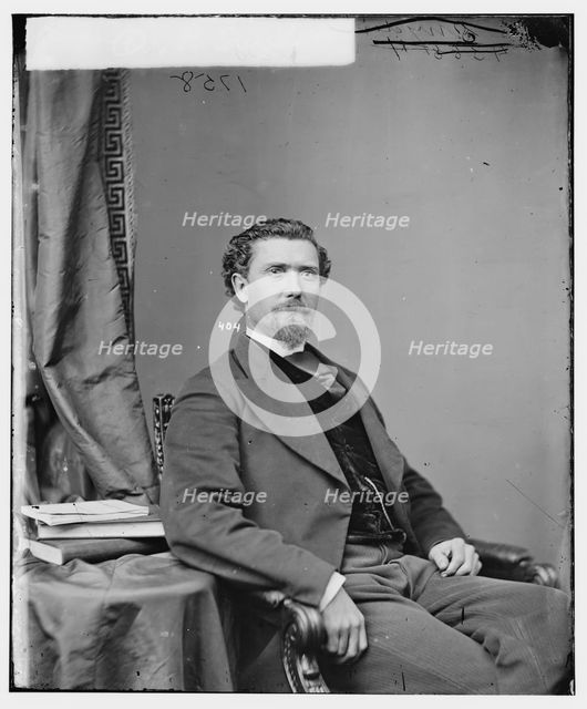 Oliver P. Snyder of Arkansas, between 1860 and 1875. Creator: Unknown.