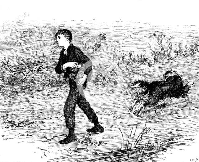 "Oliver Twist", J. Sant, R.A. - Royal Academy, 1890.  Creator: Carl Hentschel.
