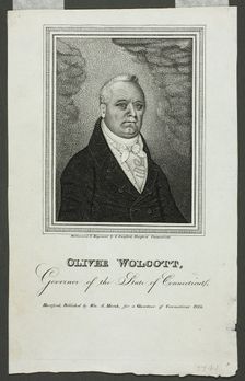 Oliver Wolcott, Governor of Connecticut, 1819. Creator: Isaac Sanford