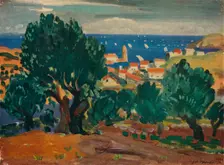 Olives at Collioure 1911. Artist: James Dickson Innes