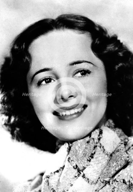 Olivia de Havilland (b.1916), American actress, c1930s-c1940s. Artist: Unknown