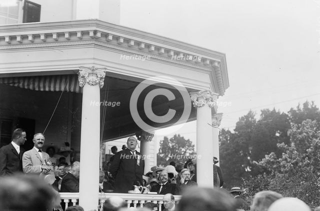 Ollie James speaking at Wilson's Notification, between c1910 and c1915. Creator: Bain News Service.