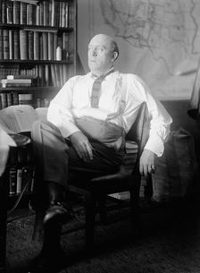 Ollie M. James, Rep. from Kentucky, at Desk, 1912. Creator: Harris & Ewing