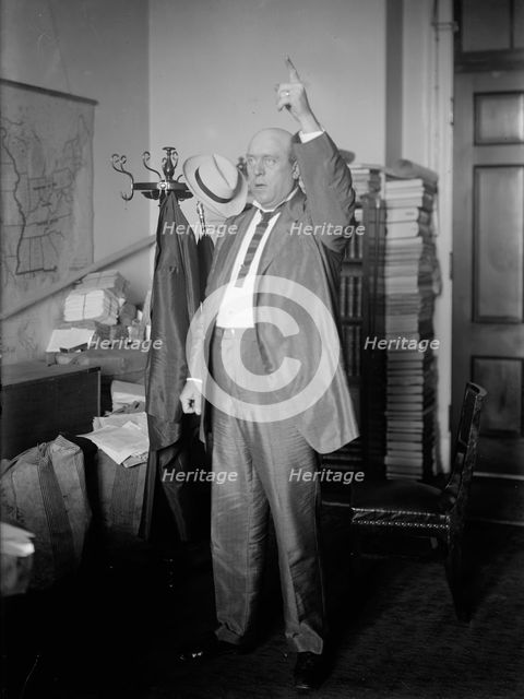 Ollie M. James, Rep. from Kentucky, Speaking, 1912. Creator: Harris & Ewing.