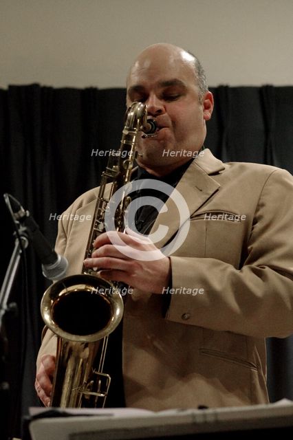 Olly Wilby, Watermill Jazz Club, Dorking, Surrey, Jan 2016. Artist: Brian O'Connor.