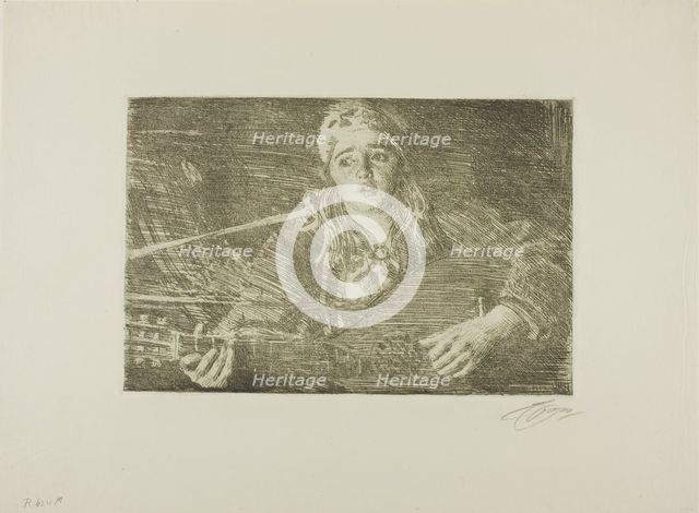 Ols Maria, 1919. Creator: Anders Leonard Zorn.