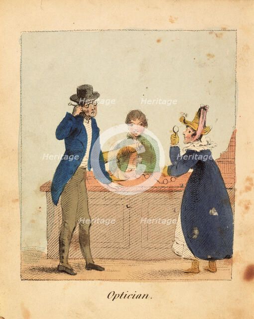 'Optician', 1818. Artist: John Harris