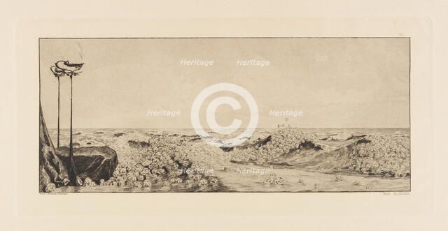 Opus VI, from Paraphrase on the Finding of a Glove, 1881. Creator: Klinger, Max (1857-1920).