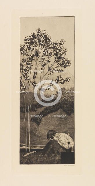 Opus VI, from Paraphrase on the Finding of a Glove, 1881. Creator: Klinger, Max (1857-1920).