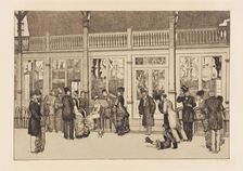 Opus VI, from Paraphrase on the Finding of a Glove, 1881. Creator: Klinger, Max (1857-1920)