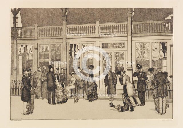 Opus VI, from Paraphrase on the Finding of a Glove, 1881. Creator: Klinger, Max (1857-1920).