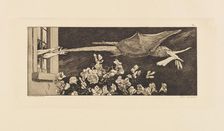 Opus VI, from Paraphrase on the Finding of a Glove, 1881. Creator: Klinger, Max (1857-1920)