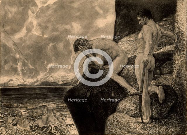 Opus XII, "Brahms Phantasy", 1894. Creator: Klinger, Max (1857-1920).