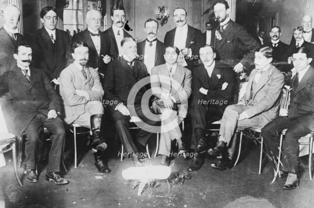 Opalard; Prade; Wallace; Van den Bergh; Comte Castillion de St. Victor.., between c1910-c1915. Creator: Bain News Service.