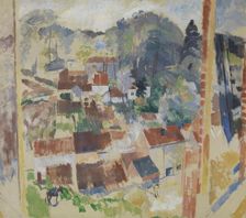 Open Window on Bosvoorde, 1914. Creator: Rik Wouters