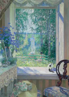 Open window onto a garden , 1911