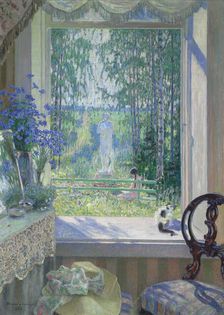 Open window onto a garden , 1911