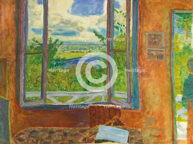 Open Window towards the Seine (Vernon), 1911-1912.