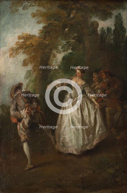 Open Air Dance, First half of the 18th century. Creator: Lancret, Nicolas (1690-1743).