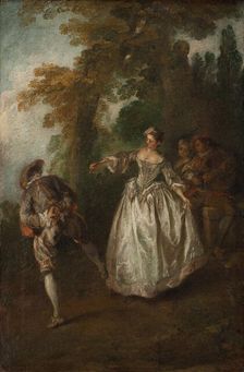 Open Air Dance, First half of the 18th century. Creator: Lancret, Nicolas (1690-1743)