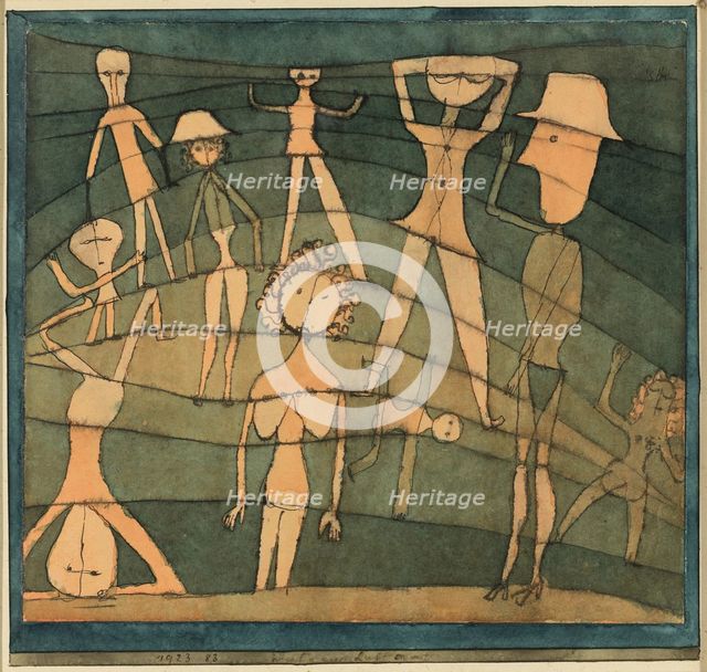 Open-Air Sport, 1923. Creator: Paul Klee.