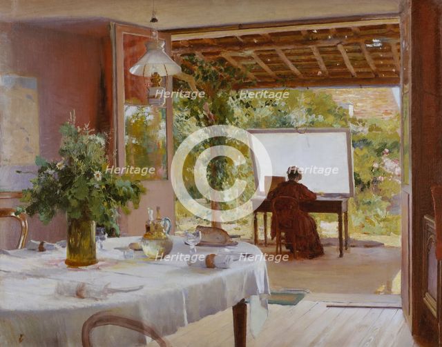 Open-air Studio, late 19th-early 20th century. Creator: William Blair Bruce.