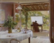 Open-air Studio, late 19th-early 20th century. Creator: William Blair Bruce