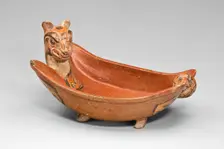 Open Bowl in the Form of a Jaguar, A.D. 600/900. Creator: Unknown