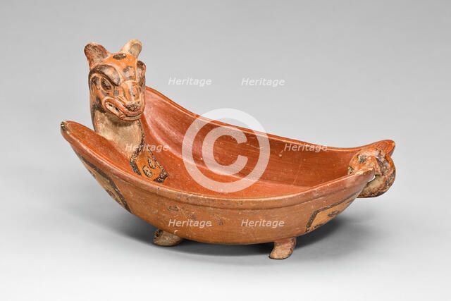 Open Bowl in the Form of a Jaguar, A.D. 600/900. Creator: Unknown.