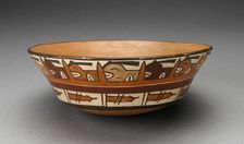 Open Bowl with Rows of Repeated Abstract Motifs, 180 B.C./A.D. 500. Creator: Unknown