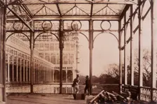 Open Colonnade, Garden front Crystal Palace, Sydenham, 1852-1854. Creator: Philip Henry Delamotte