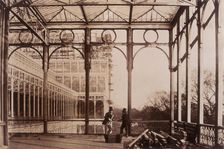 Open Colonnade, Garden front Crystal Palace, Sydenham, 1852-1854. Creator: Philip Henry Delamotte