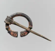 Open-Ring Brooch, Irish, 7th century. Creator: Unknown