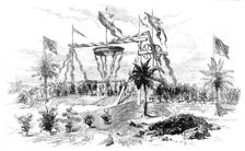 Opening the Mayo Colliery at Gogose, Chandah, India, 1870. Creator: Unknown