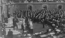 Opening ceremonies of the U.S. 59th Congress, 2nd session, 1906, with Speaker Joseph..., 1906. Creator: Frances Benjamin Johnston