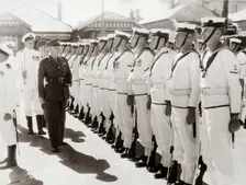 Opening ceremony, Garden of Remembrance, Mosman Park, 1952. Creator: Unknown