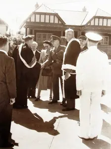 Opening ceremony, Garden of Remembrance, Mosman Park, 1952. Creator: Unknown
